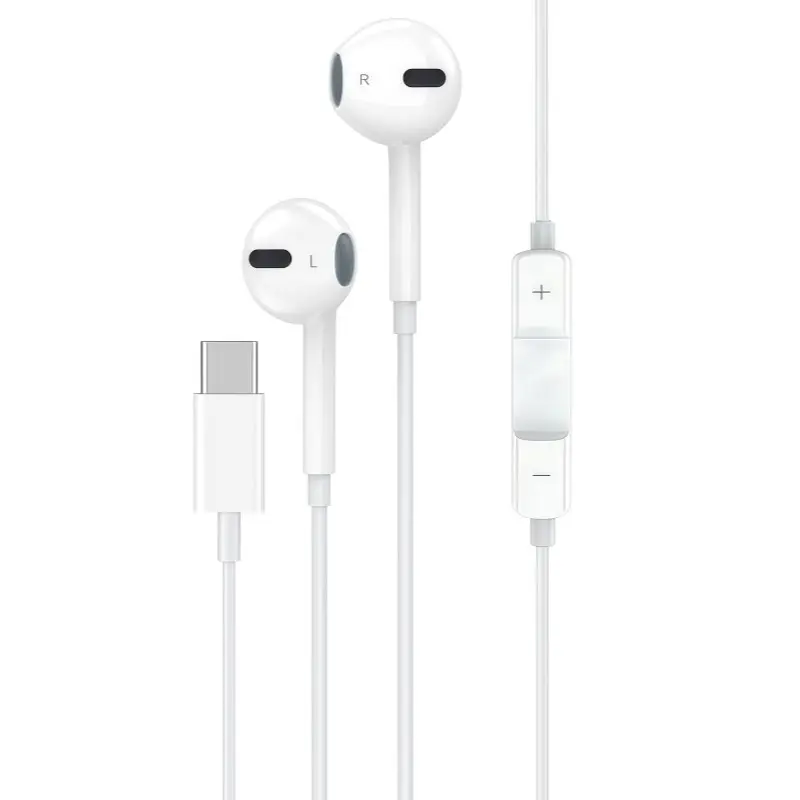 1 Pack USB-C In-Ear Wired Earbuds, In Ear Headphones, Inline Mic & Volume Control, Perfect for Commuting, Online Classes & Gaming, Compatible with All Android Smartphones