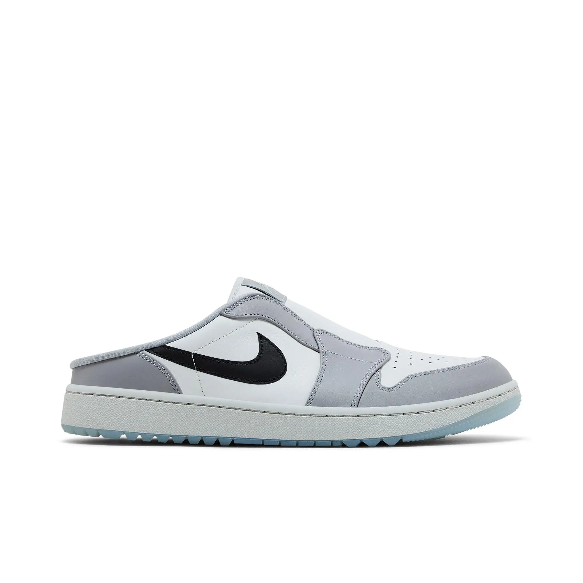 Air Jordan 1 Mule Golf 'Wolf Grey Black' (Unisex) Wolf Grey/Sail/Photon Dust/Black lifestyle casual shoes FJ1214 004, Casual Wear, Leather Upper