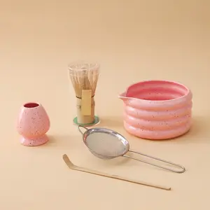 5pc Matcha Tool Set, Nordic Style Portable Kit, Ideal for Home Gatherings and Outdoor Use, Perfect for Tea Lovers and Enthusiasts