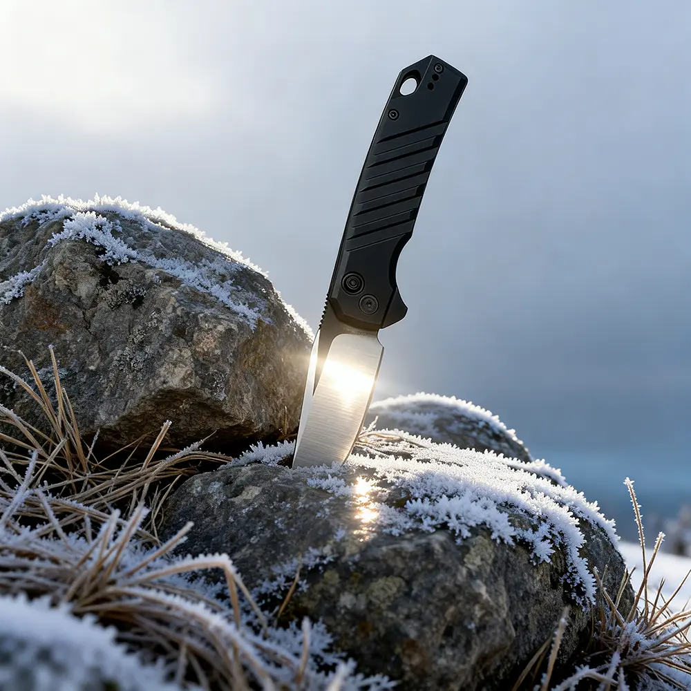 Trail-Ready Companion – KS 7305 Launch 23, 3.25in Drop Point – Bushcraft, Survival, Outdoor, Pocket Knife, EDC, Adventure Gear
