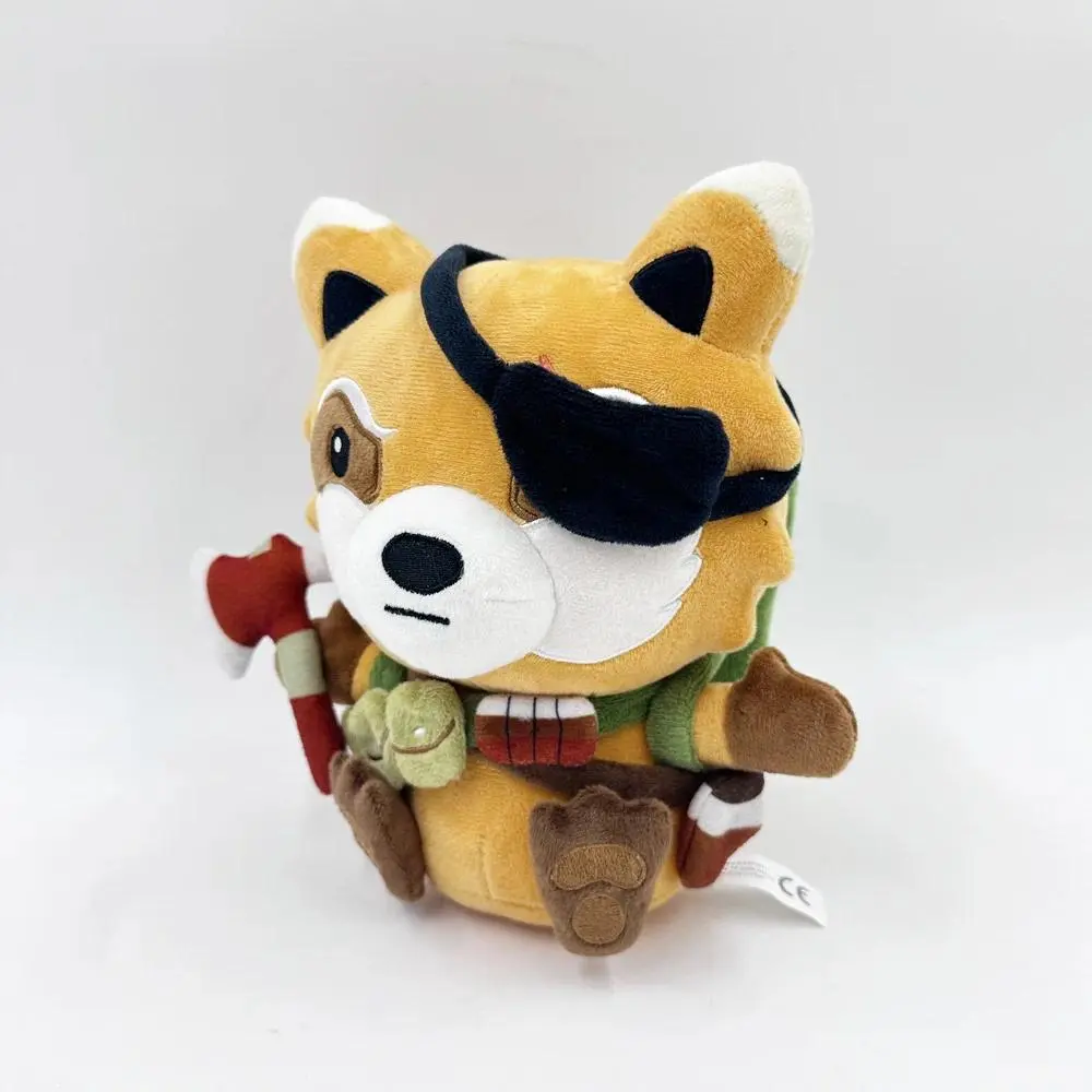 Anime Steadfasted Plushie Spiffo Bear Doll Toy Raccoon Cartoon Cute Soft Dolls Plush Pillow Toy Periphery Room Decoration