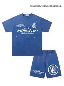 Men's Summer Casual Baggy Two-Piece Set, Short Sleeve Tee & Shorts, Trendy Fashion Clothes, Perfect for Daily Wear
