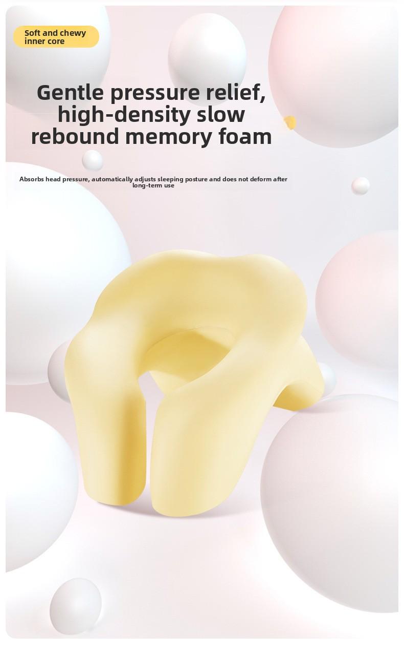 Office U-shaped Nap Pillow Multifunctional Tool for Students to Sleep on Stomach at Desk During Lunch Breaks with 6 Major Functional Areas