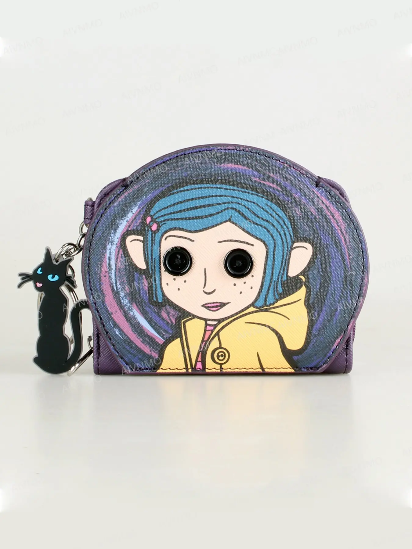 3D Cartoon High-Quality Tri-Fold Zip Wallet, Zipper Wallet, Fashionable Personalized Card Holder, ID Window, Coin Pocket, Stylish Accessory