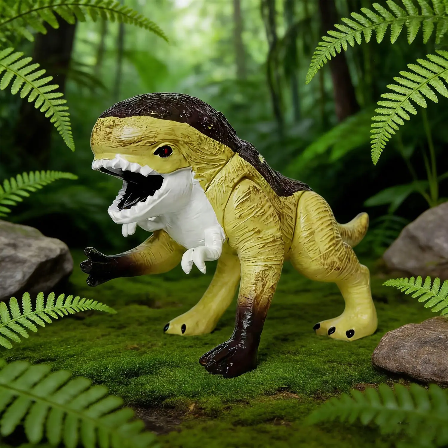 Jurassic Camouflage Tyrannosaurus Rex Resin Dinosaur Figurine, Realistic Mini Statue, Desk Decor, Dinosaur Decorations, Gift for Dinosaur Lovers