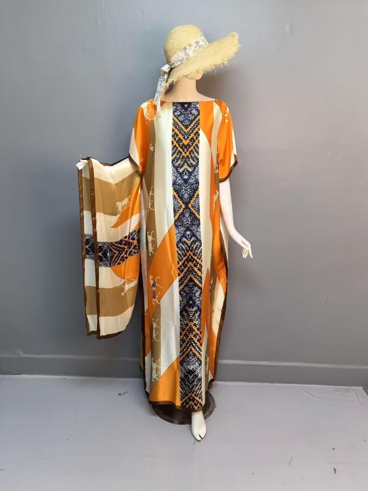 Women's Leopard Print Long Sleeve Kimono & Bandana Set, Casual Open Front Outerwear & Square Scarf Set for Beach Vacation, Beach Cover Up, Ladies Clothes Accessories for All Seasons