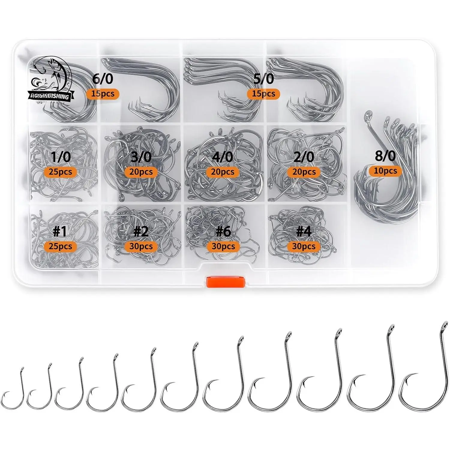 Circle Hooks Saltwater Fishing Hooks for Catfish Octopus Fish Hook