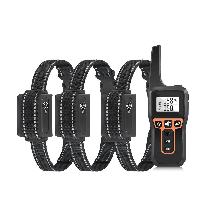 Wireless Remote Dog Training Collar - Multi - Color Anti Barking Collar Rechargeable Pet Control Device for Effective Obedience Training