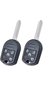 Key Fob Replacement Fits for Ford Explorer 2001-2015 Mustang Expedition Edge Focus Taurus Escape Flex Focus Fusion Lincoln Navigator Sable CWTWB1U793 Keyless Entry Remote Control OUC6000022