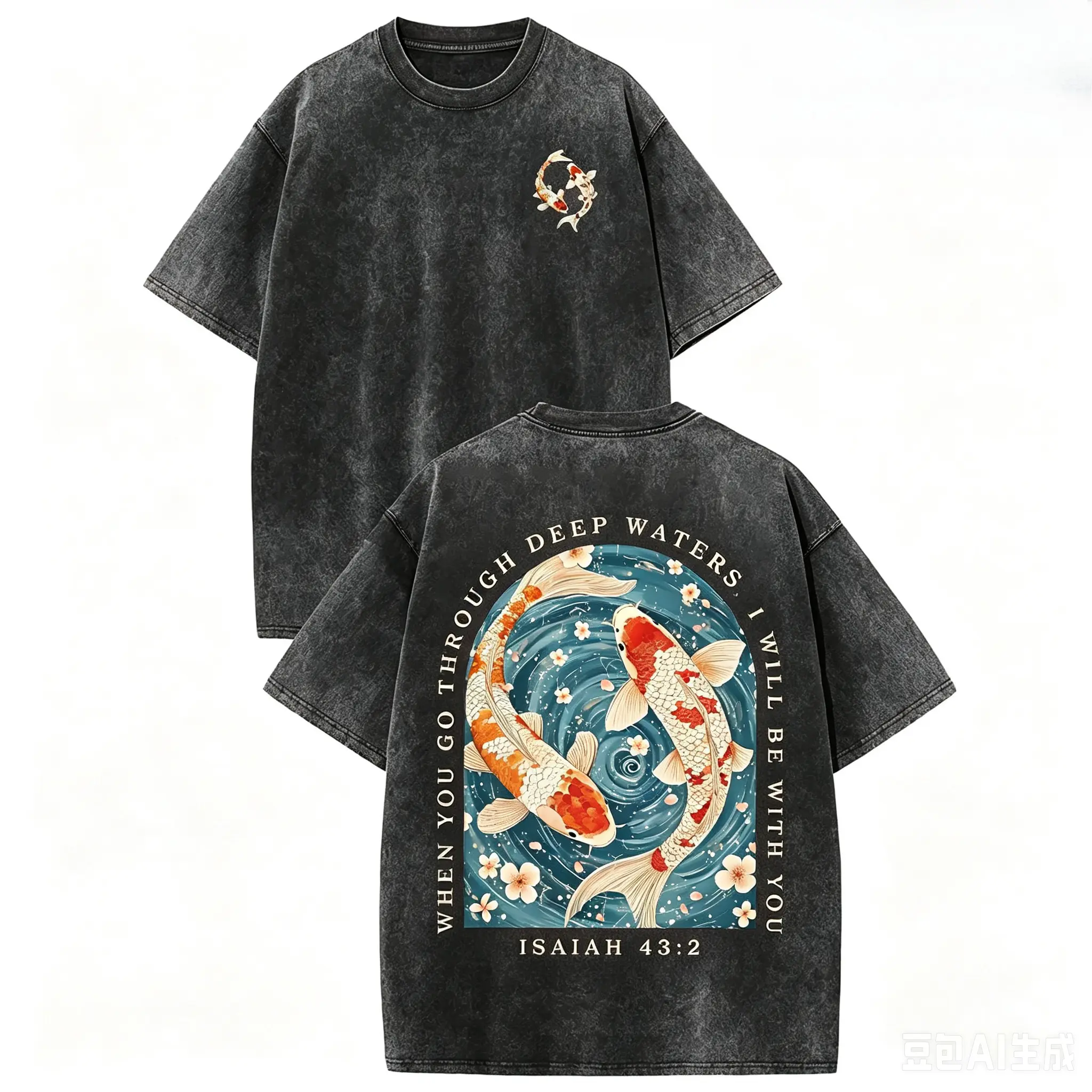 Women's Oversized Ribbed Vintage T-Shirt - Heavyweight Washed Combed Cotton, Relaxed Fit, Reinforced Rib Crew Neck, Garment-Dyed Retro Faded Hue, Machine Washable, All-Season Casual Wear, Fabric, Everyday, Lady