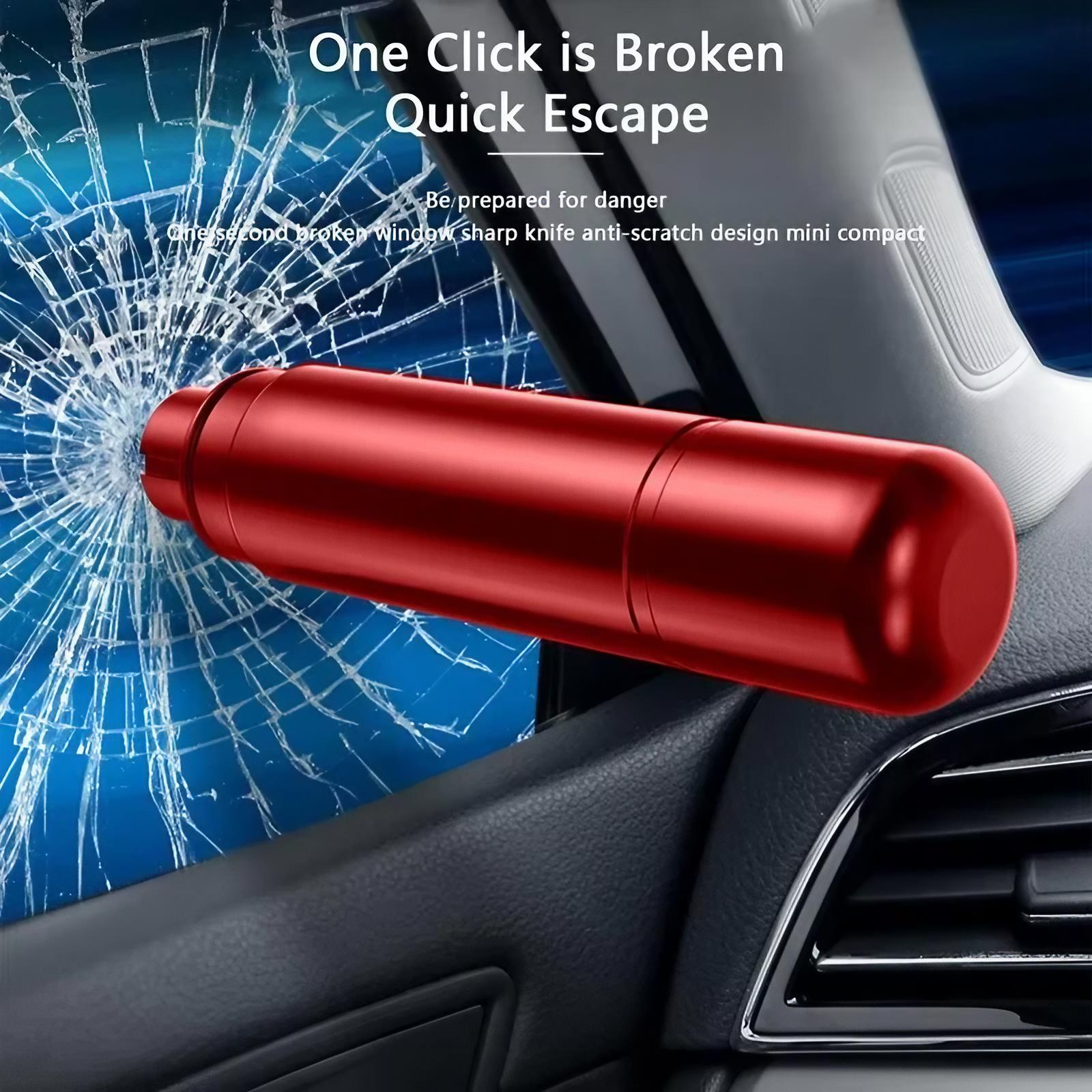 Car Emergency Escape Tool, Car Safety Hammer, Window Breaker, Seat Belt Cutter, Universal Car Safety Tool for Emergency Escape