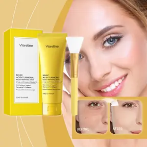 Korean Collagen Mask with Kojic Acid and Turmeric, Overnight Skin Repair, Hydrating Gel, Smooth Skin Tone, Moisturizing Face Mask