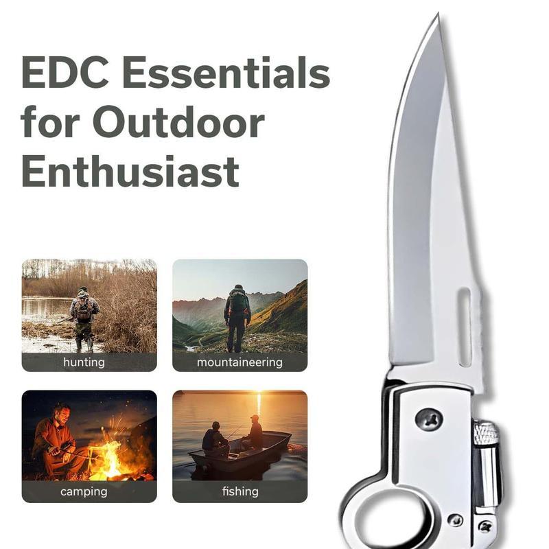 AK47 Pocket Folding Knife, 5C13Mov Stainless Steel,Security Lock,Men's Gift,Suitable for Camping,Hunting,Outdoor Survival,Emergency Situations and EDC Tactical Tools.