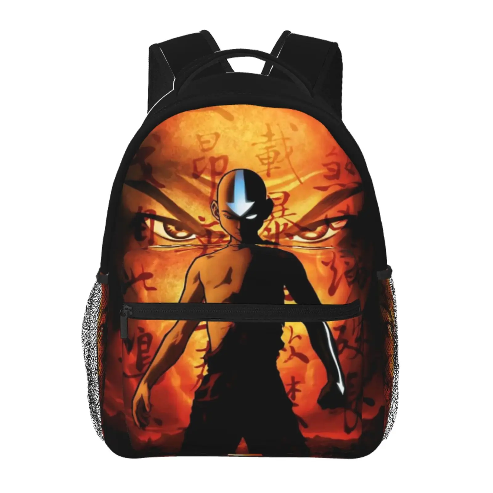 Anime Avatar The Last Airbender2 Backpack, School bag Cute Girls Boys Teens Backpacks Kawaii Kids Lightweight backpack with adjustable straps Bookbag with office Travel, School, College, Work