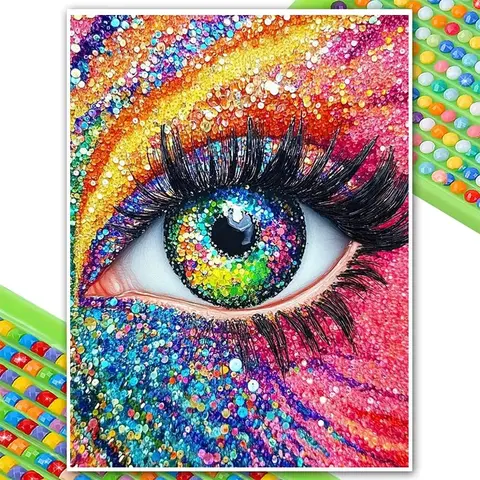 New Arrivals 2026 Diamond Painting Eye Diamond Mosaic Portrait Complete Kit Craft kit Needle Crafts Kit Diamond Painting Kits Handcraft Diy Diamond Arts