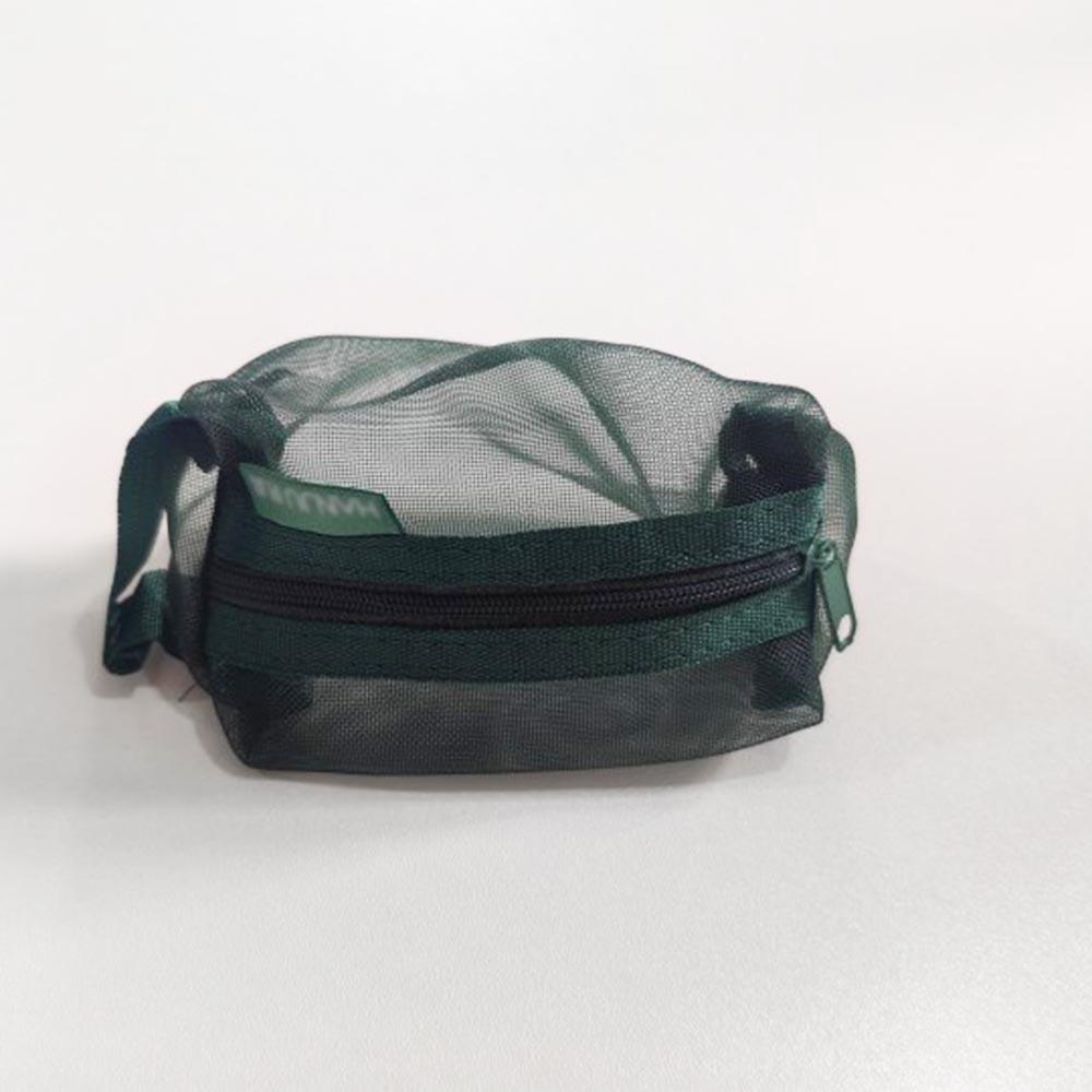 Mesh Outer Layer Cable Storage Bag, 1 Count Portable Small Carry-on Bag for Data Cable & Charger, Makeup Bag, Travel Dorm Cable Organizer, Travel Organization Pouch