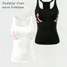 2-Pack Women's Sleeveless Workout Tank Tops, Workout Clothing, Crossback Vest, Sporty Vest, Soft Elastic Fabric, Ideal for Casual Hiking Running Fitness, Breathable Activewear, Soft Stretchy Activewear, Daily Wear Sportswear
