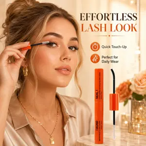 Ceibam Lash Bond and Seal, Lash Remover, Lash Tweezer, Glue, Strong Hold, Waterproof, Long Lasting, Suitable for Overnight Use