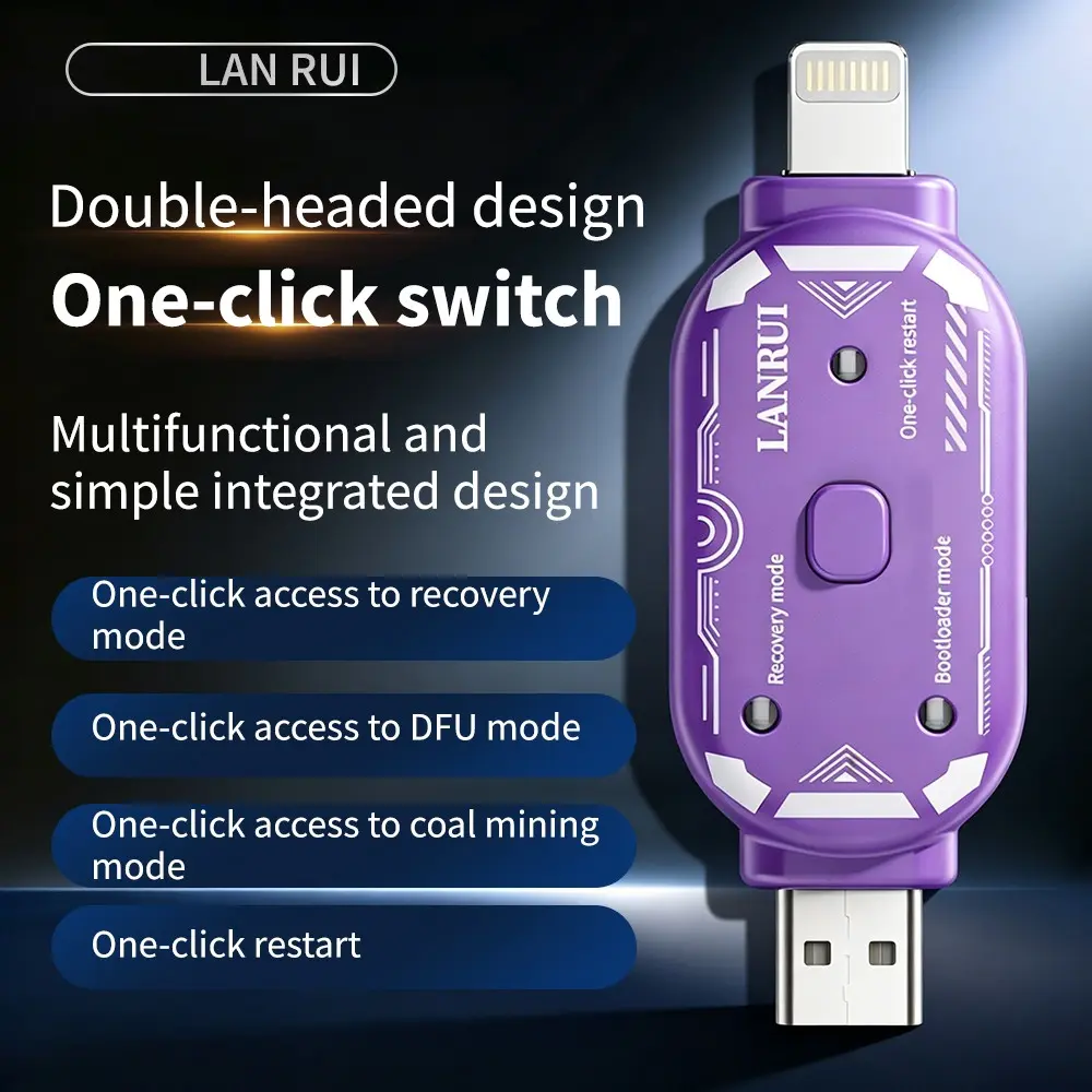 Lanrui V587 Engineering Box Support One Click DFU Data one-click Restart Enter Recovery Mode For Phone Repair Tool