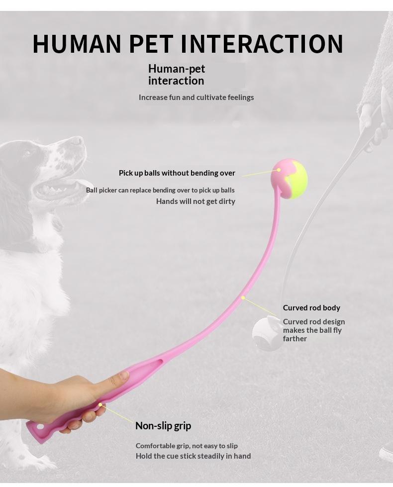 Pet toy pet throwing stick outdoor interactive dog amusing throwing toy pet ball launcher
