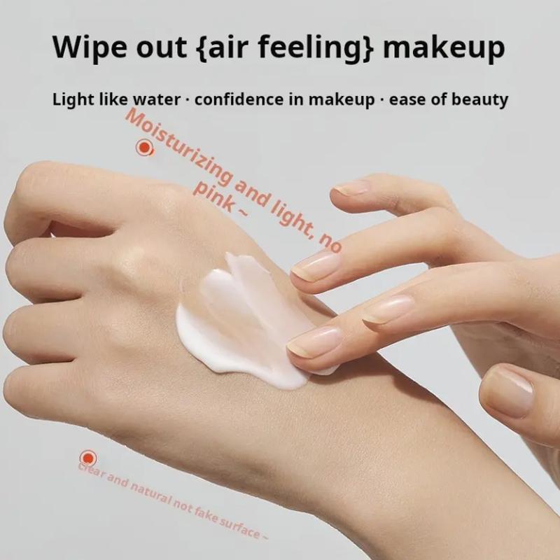 5 Vitamin C Makeup Cream, Lightweight Moisturizing Formula for Breathable Hydration, Smooth Pore Minimizing Care