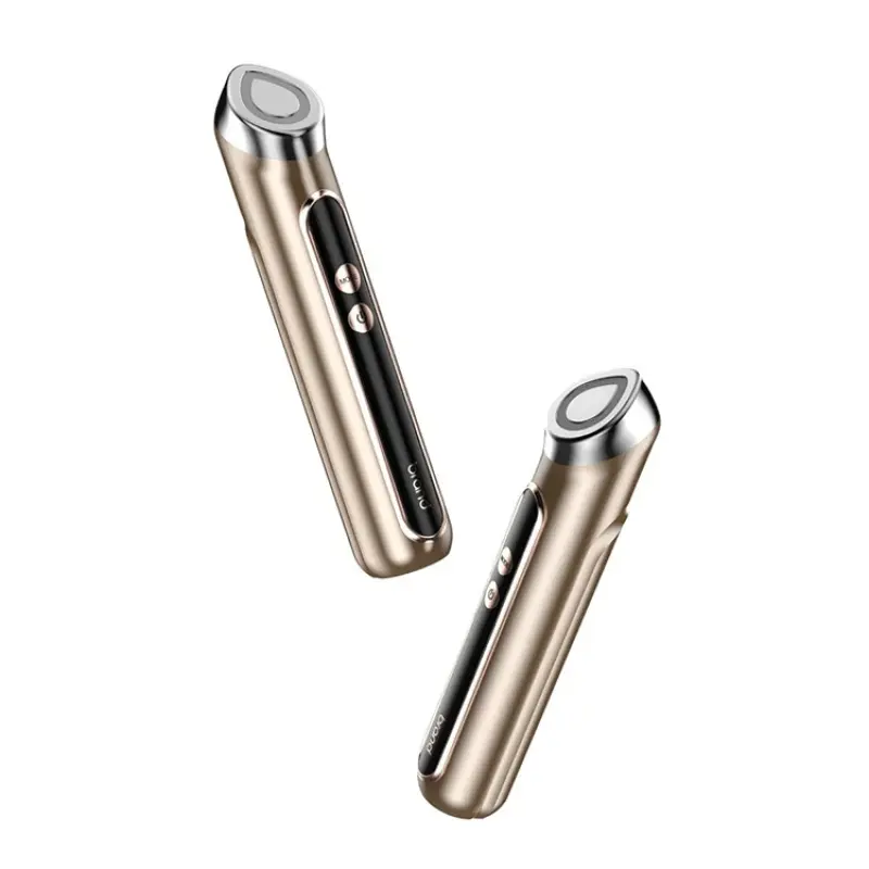 Age R Booster Pro Stainless Steel Facial Beauty Device - Rechargeable Battery, 15 Mins Per Session, LED Light, Red & Infrared Therapy Microcurrent, EMS, EP Functions for Face & Neck Lifting, Anti-Aging, Pore Refinement Home Skin Care Appliance