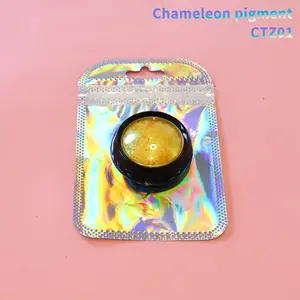 10 Color Optical Chameleon Eyeshadow Powder, Polarized High Shine Dreamy Eyeshadow, Loose Eye Shadow for Commute Party, Versatile Skin Tone Friendly