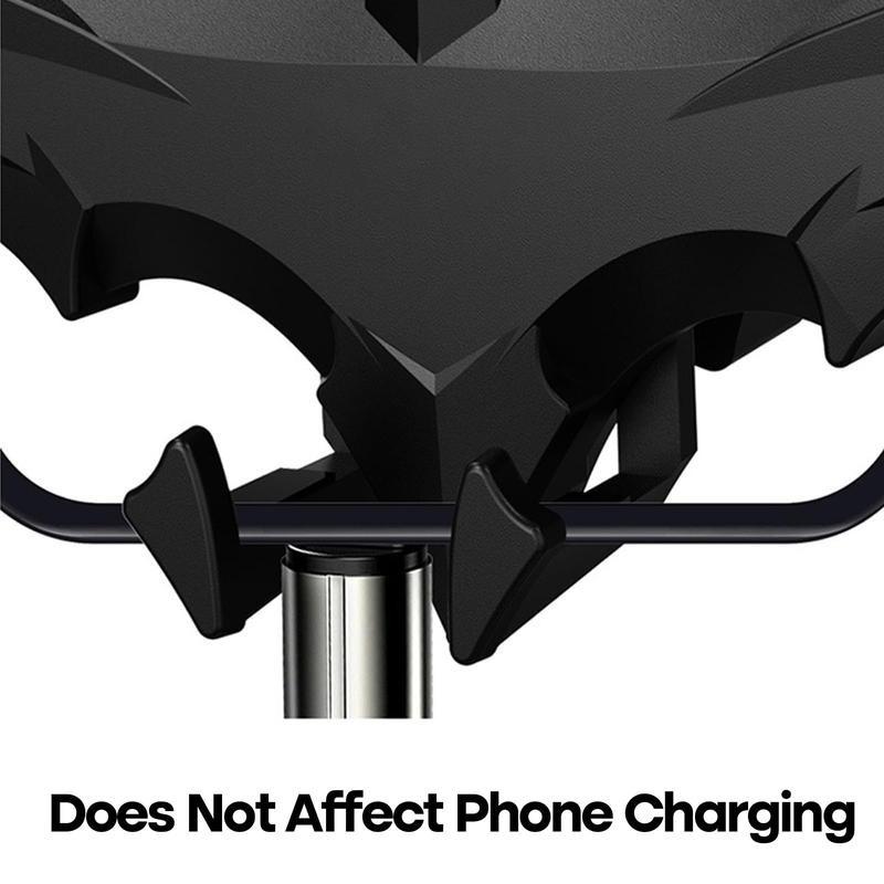 Dark Knight Car Phone Holder: Batwing Design, Universal Air Vent Mount for Smartphones