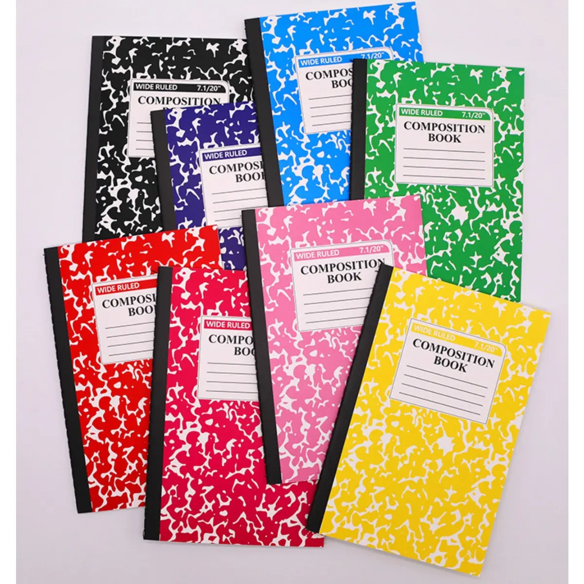 72 Pack Composition Notebook Books BulkSized Notebooks Cute Marble Note Pad Journal Lined Paper for College Office Prize