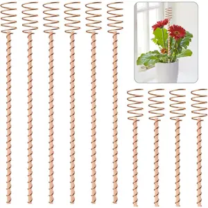 10-Pack 13.5-Inch Electroculture Plant Stakes, 99.9% Pure Copper Garden Antennas for Beginners, Easy to Install, High-Yield Eco-Friendly Specialty Garden Tools