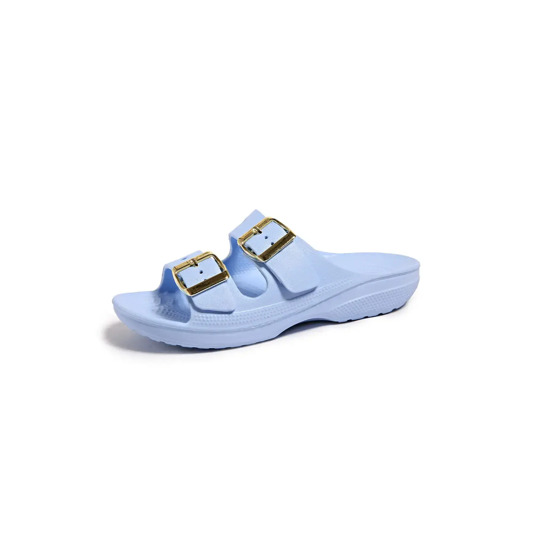 2026 New Women's EVA Foam Sandals - Unisex Couple Student Footwear, Peep Toe, Double Straps, Comfortable, Trendy Holes Detail, Versatile for Home Outings Everyday Wear, Walking Shoes, All Seasons