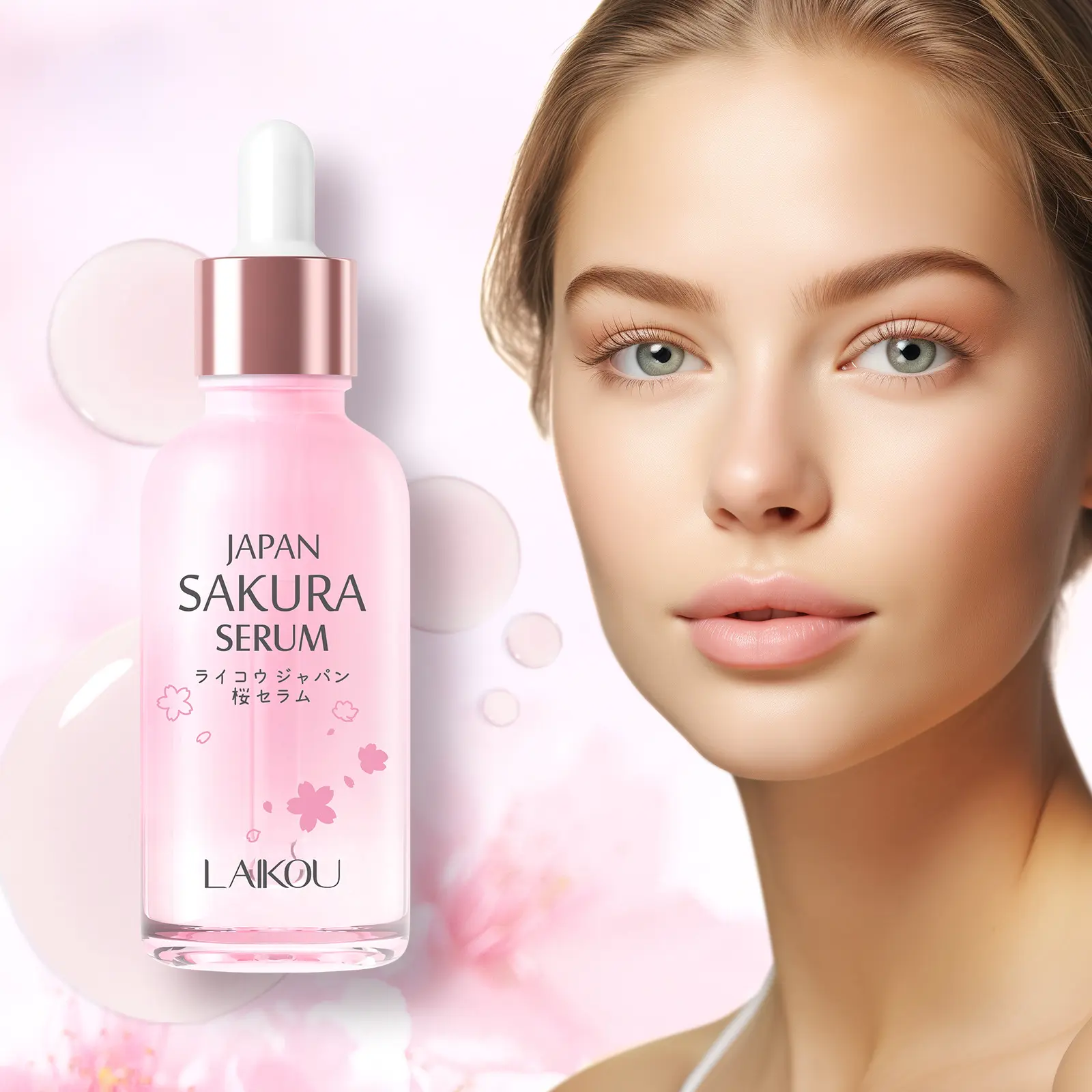 Hydrating Moisturizing Sakura Essence 30ML Skincare, Nourishing Facial Serum for Radiant Skin, Gentle Formula for Daily Use, Hydrating Soothing Essence