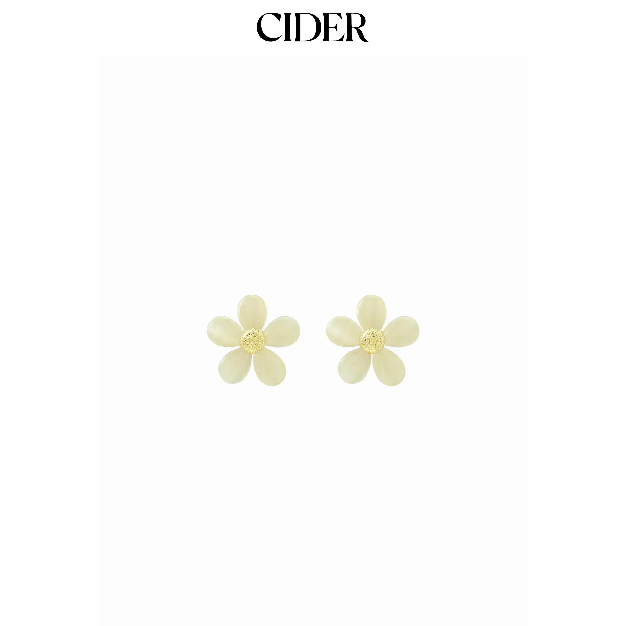 Cider FLOWER  STUD EARRINGS