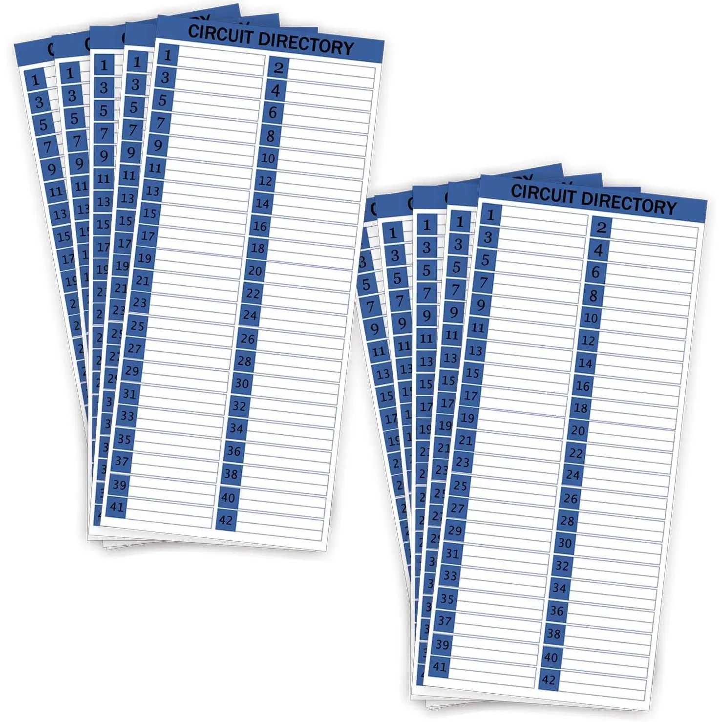 for Breaker Panel Labels Electrical Electric Box Sticker Breaker Fuse Panel Directory Labels Stickers(10 Pack)