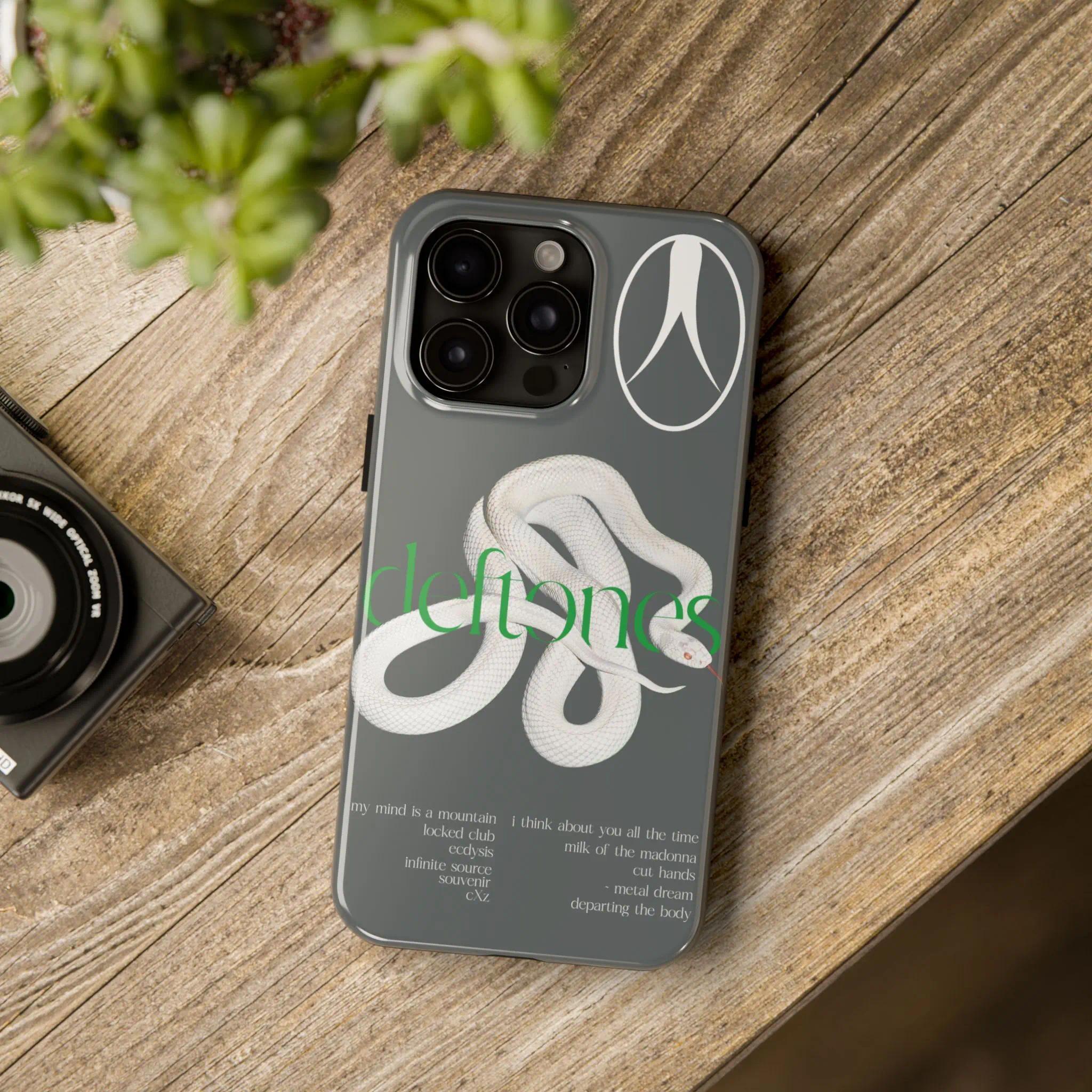 Ver.2 Deftones — Snake-Pattern Music Series Phone Case | Compatible with iPhone 17, 16, 15, 14, 13