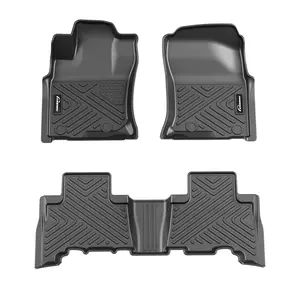 Custom-Fit TPE Floor Mats for 2013-2024 Toyota 4Runner & 2014-2023 Lexus GX460, Full Set Front and Rear, All-Weather Waterproof Liners