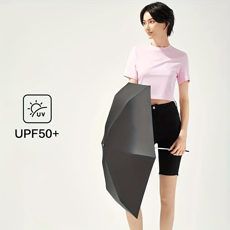 SleekHush Folding Super Mini Pocket Umbrella - Ultra-Light, Reinforced Windproof, UV Blocking for Travel, Daily Use, Pastel Colors