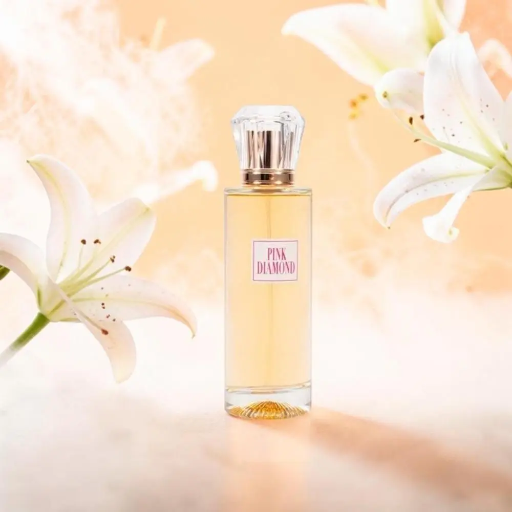 Pink Diamond Eau de Parfum (Edp) for Women - 100ml Full-Size Alcohol-Based Citrus Fruit-Scented Lily Floral Aldehyde Elegant Sophisticated Fragrance, Citrus Women's Fragrance, Full-Size Women's Fragrance