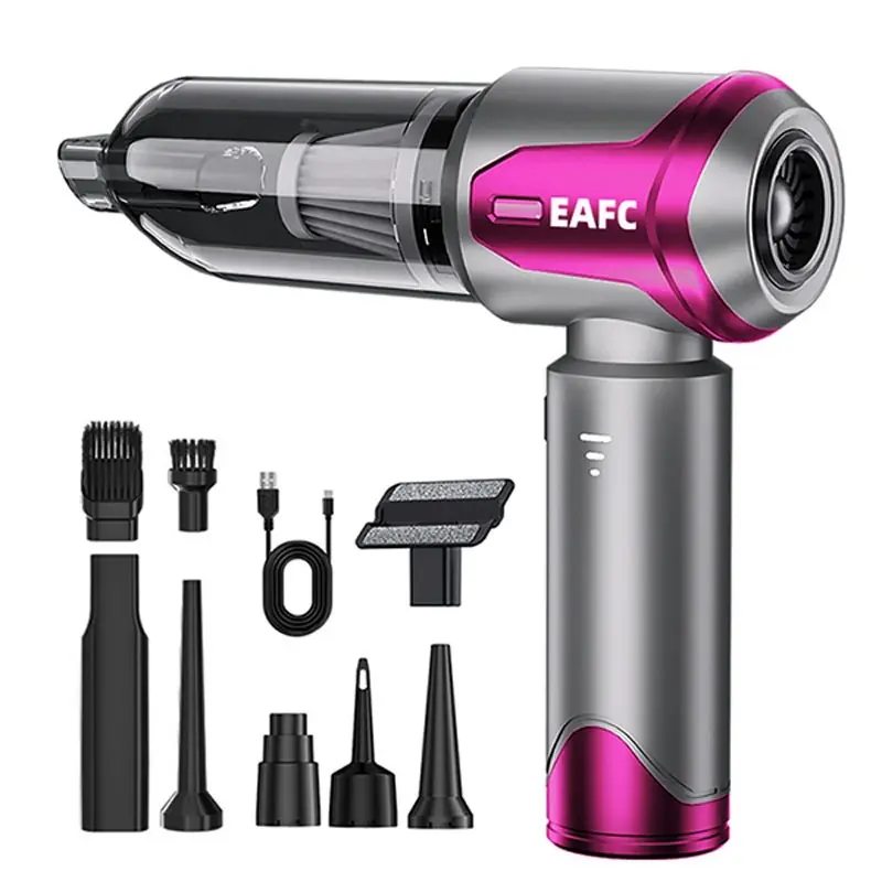 In-Car Dust Removal & Cleaning — Powerful Brushless Motor Portable Vacuum Cleaner: Handheld, Cordless, and Brushless Motor Design — Suitable for Both Car and Home Use, Versatile for a Wide Range of Scenarios.