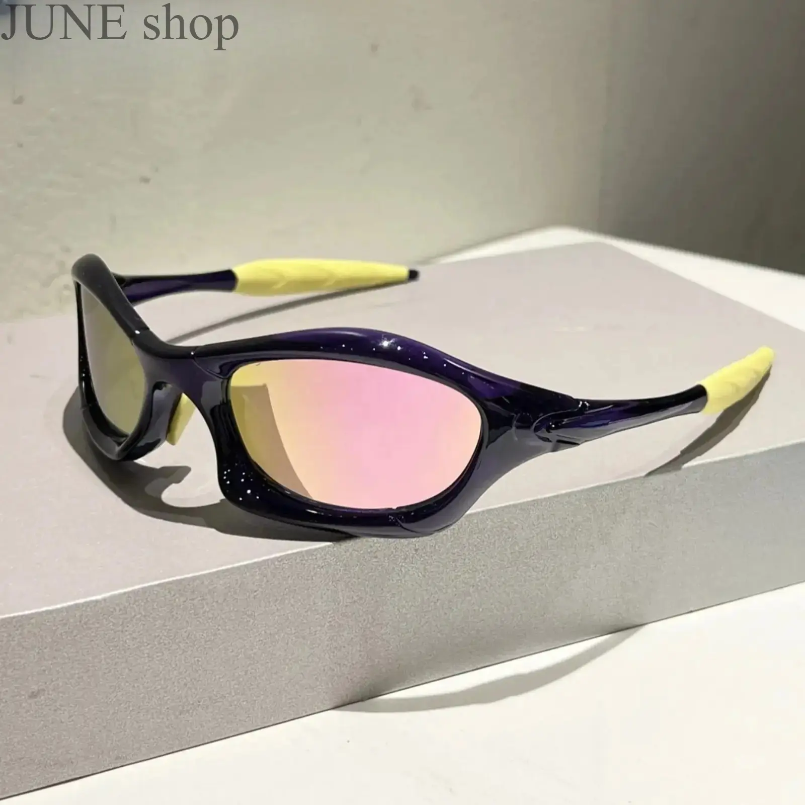 Unisex Fashion Glasses With Coated Lenses, Sporty‑Style PC‑Frame Eyewear, Lightweight Durable High‑End Decorative Glasses, Versatile Accessory For All‑Season And Daily Casual Wear