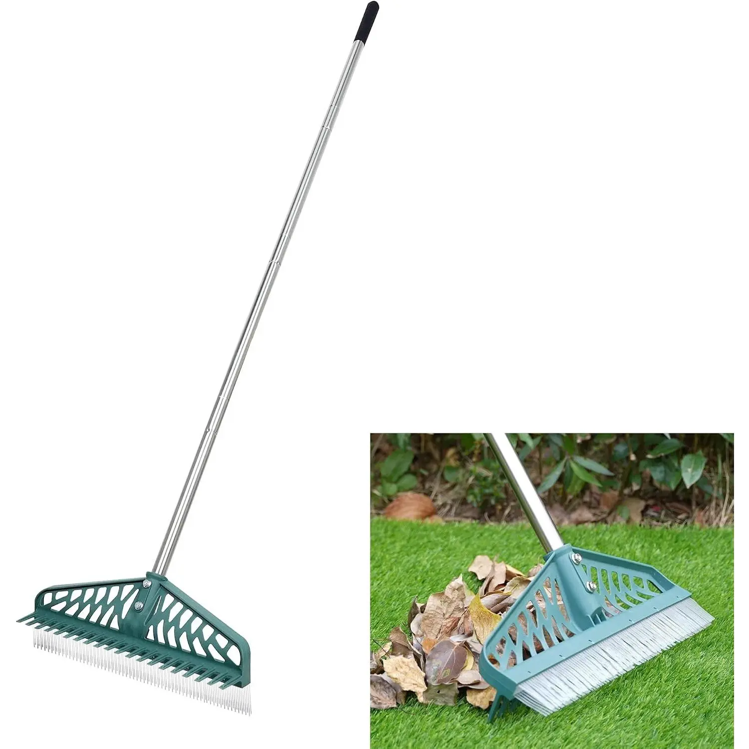 Artificial Grass Rake, Innovative Dual-Sided Design