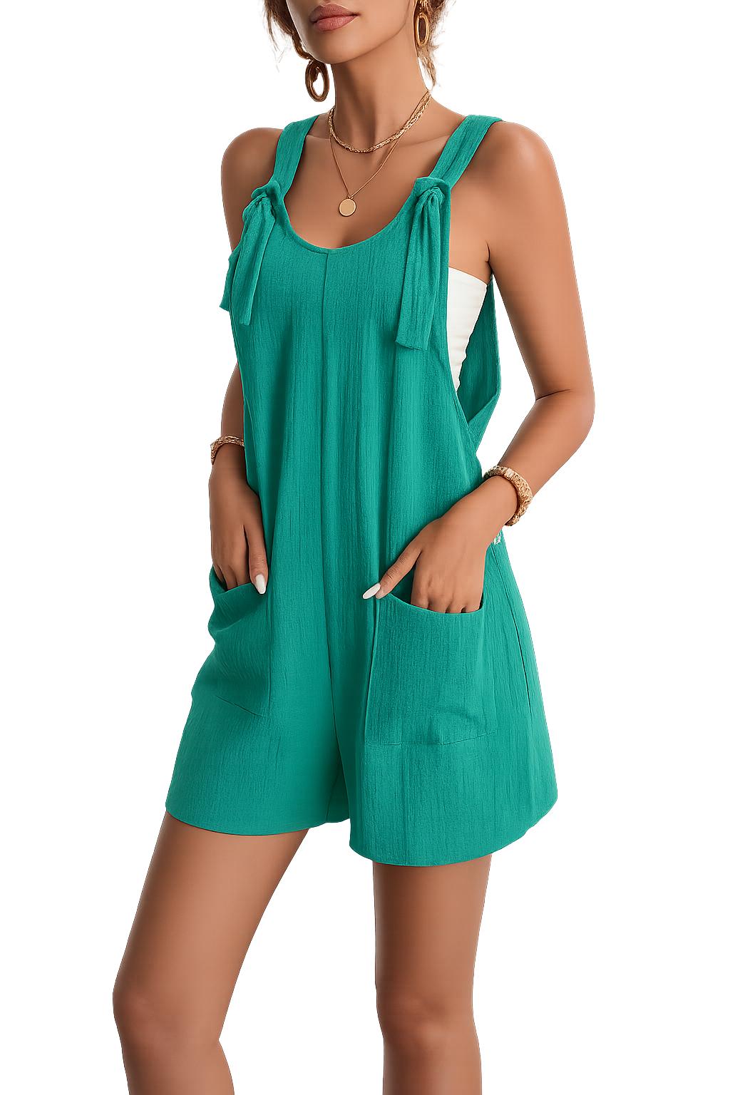 2026 Women's Summer Leisure Fashion Tank Top Short Pants Overall Skirt Bib Bottoms for Women