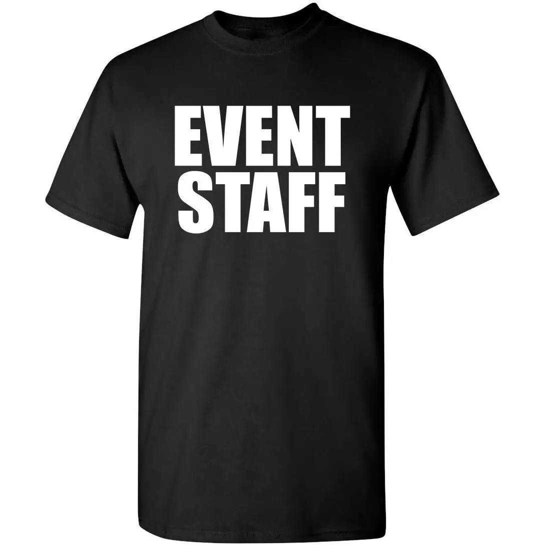 Event Staff Classic Black Work T-Shirt