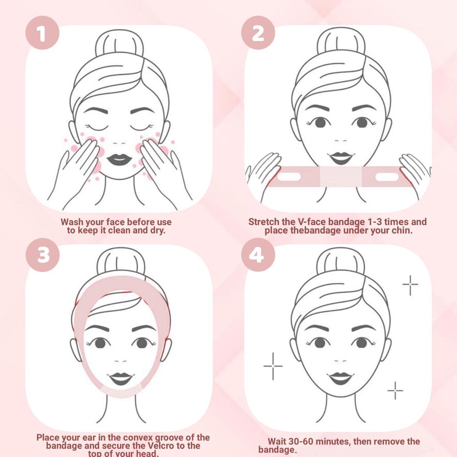 V Line Lifting Mask with Chin Strap for Double Chin, Face Skincare Lifting Belt for Women, Beauty Care Product, Skincare Tools, Face Sculpting Tool, Gifts for Girl, Skincare Products, Face Jawline Shaper, Facial Contour Refining, Double Chin Reducer V Line Lifting Mask with Chin Strap for Double Chin, Face Skincare Lifting Belt for Women, Beauty Care Product, Skincare Tools, Face Sculpting Tool, Gifts for Girl, Skincare Products, Face Jawline Shaper, Facial Contour Refining, Double Chin Reducer