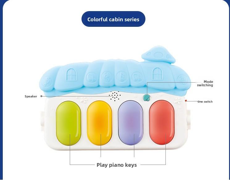 Baby Activity Play Mat |   Musical Kick Piano Gym for Tummy Time Fun