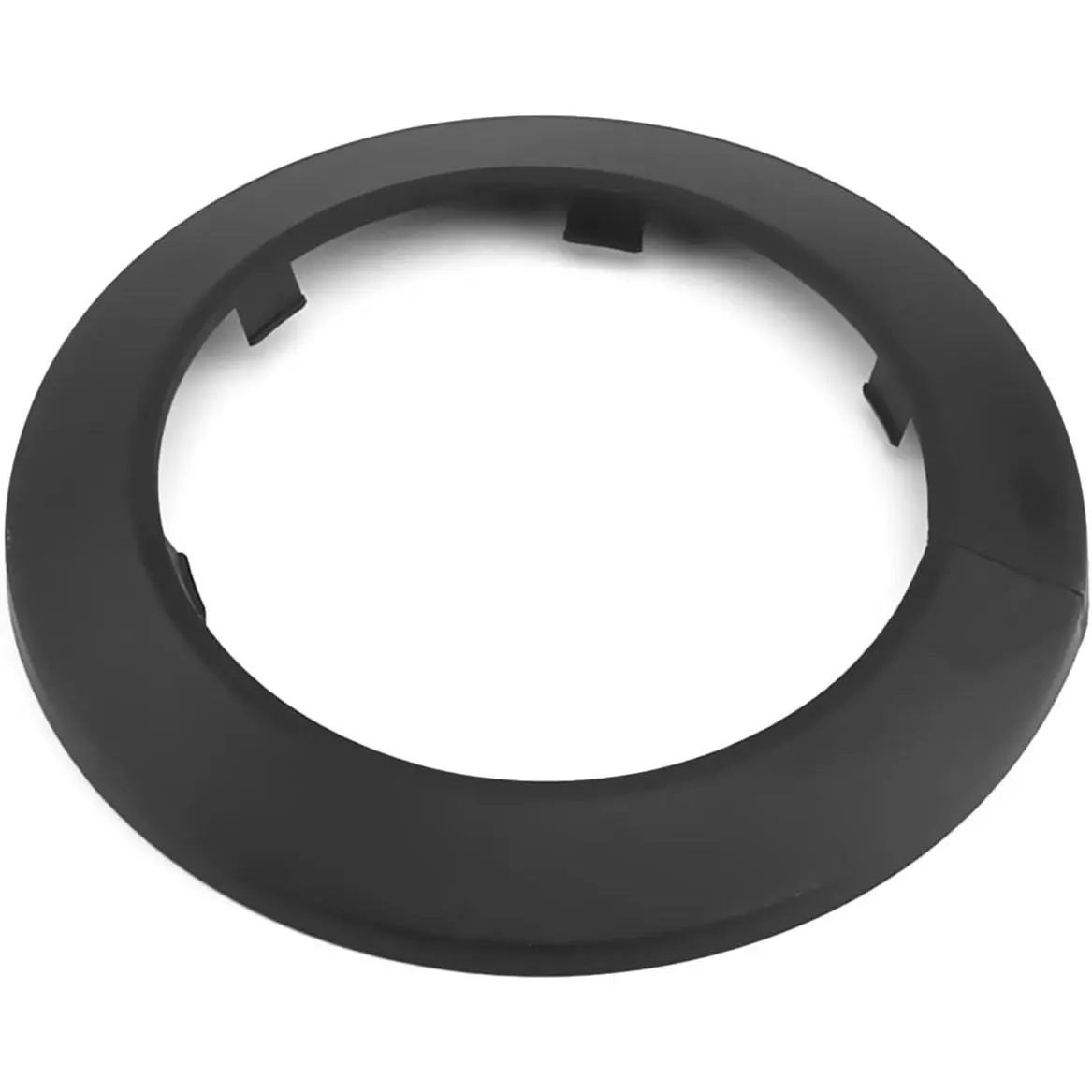 1 count Fit 3.5" Outer Diameter Flange Water Pipe Cover Decoration | 90mm Black Plastic Escutcheon Plate,  Caps, Decorative  Ring for Main Sink Drains and Vent Pipes