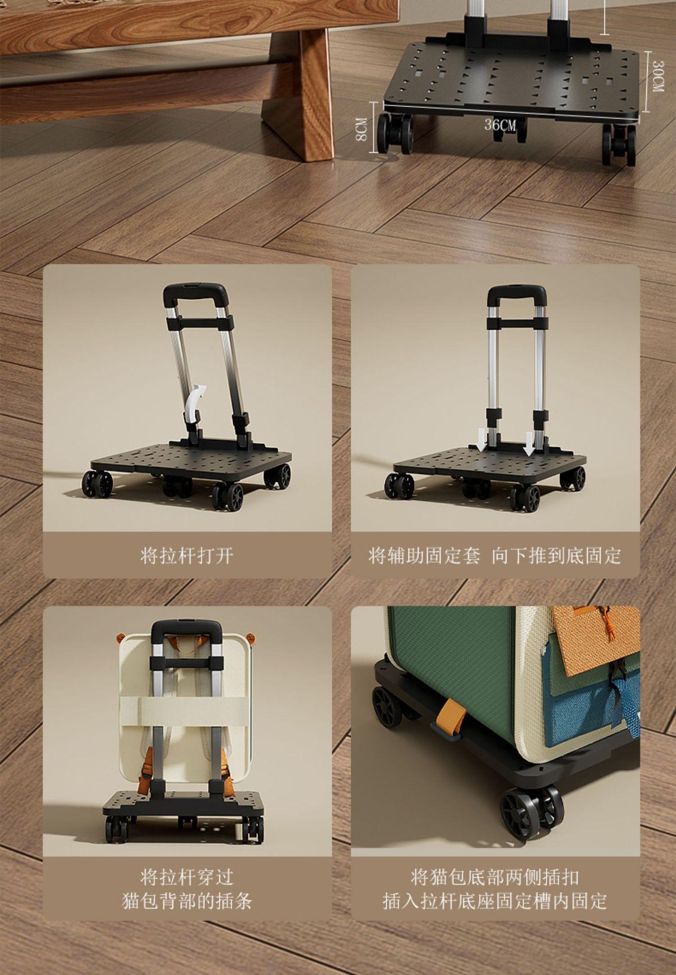 Pet Travel Carrier, Large Size, Portable, Multifunctional, Affordable & Stylish  Large Multifunctional Pet Travel Carrier, Portable, Cost-Effective & Attractive Pet Travel Carrie Pet Suitcase Large / Extra Large Portable