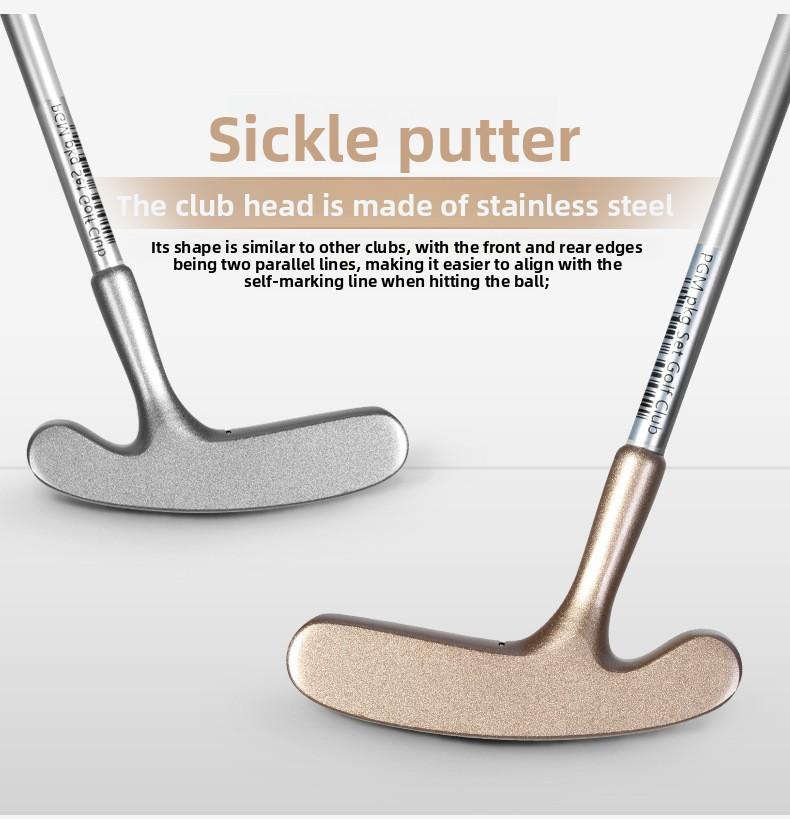 Golf Club - Steel Shaft - Ambidextrous Design - Children's Double-Sided Putter