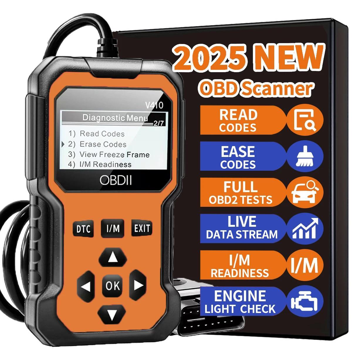 Car Obd2 scanner diagnostic tool code reader engine malfunction can ...