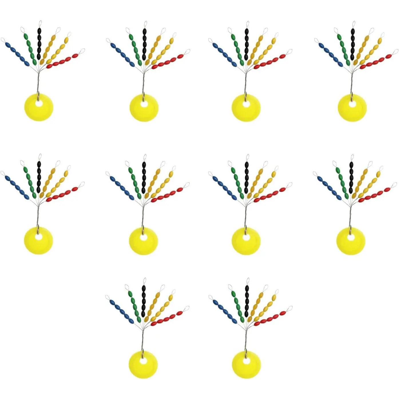 Fishing Bobber Stoppers Line Stops: 300 count Sinker Float Stops for Bass Fishing - Texas  Weight Stoppers Size Large Medium Small